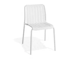 Roku Outdoor Dining Chair in Matt White