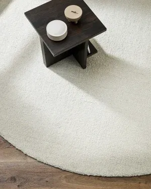 Natural white rug