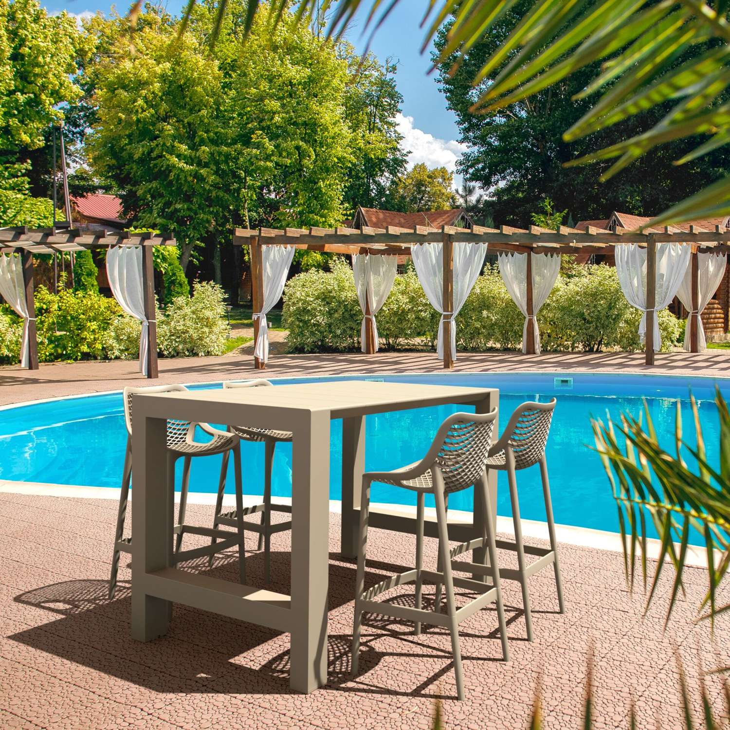 Commercial Outdoor High Bar Tables