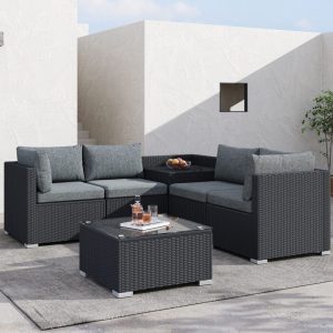 Weather-resistant outdoor sofa