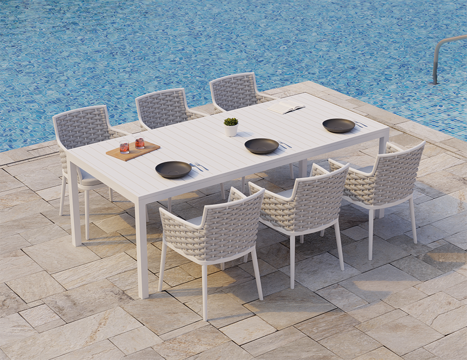 Siano Dining Chair - Outdoor - White