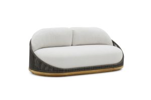 Avoca Outdoor Sofa – 2 Seater – Ebony