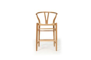 Wishbone Counter Stool – Natural Oak