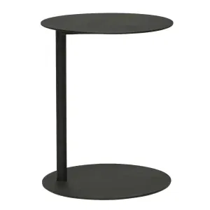 Aperto Ali Round Side Tables - Black