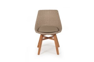 Oceanic Outdoor Dining Chair – Mushroom